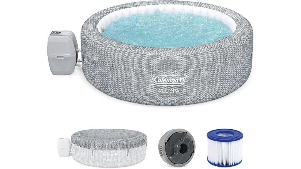 inflatable hot tub for seven