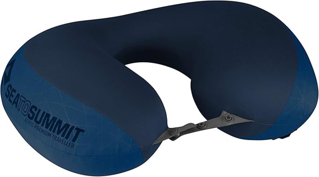 inflatable navy neck pillow