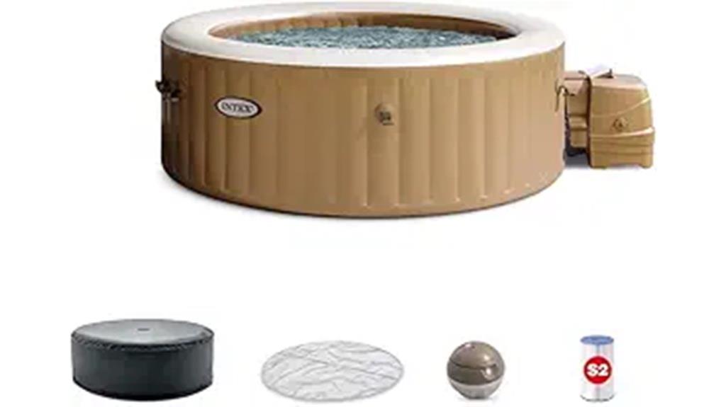 inflatable spa with bubbles