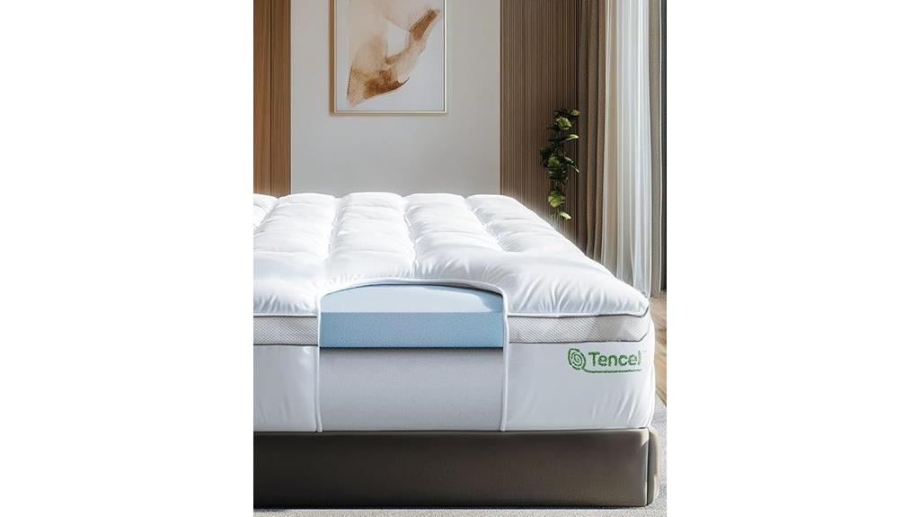 king sized memory foam topper