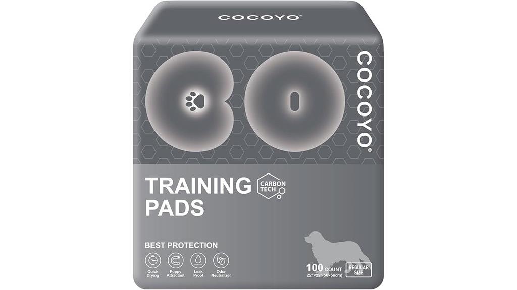 large 100 count training pads