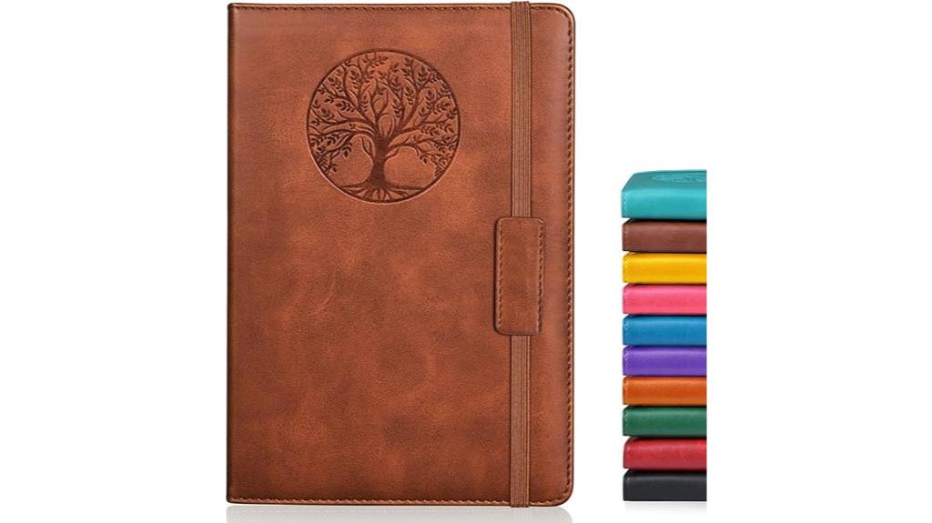 leather bound 256 page journal
