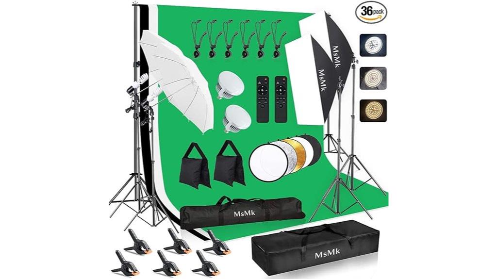 led photography lighting kit