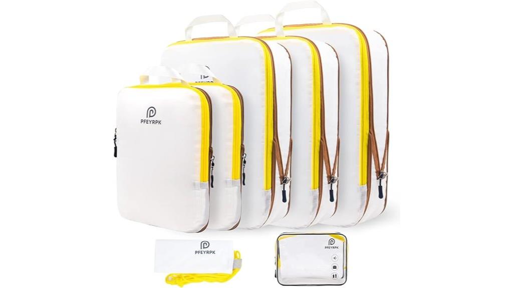 lightweight packing cubes