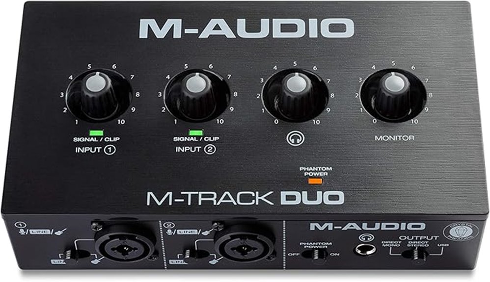 m audio m track duo