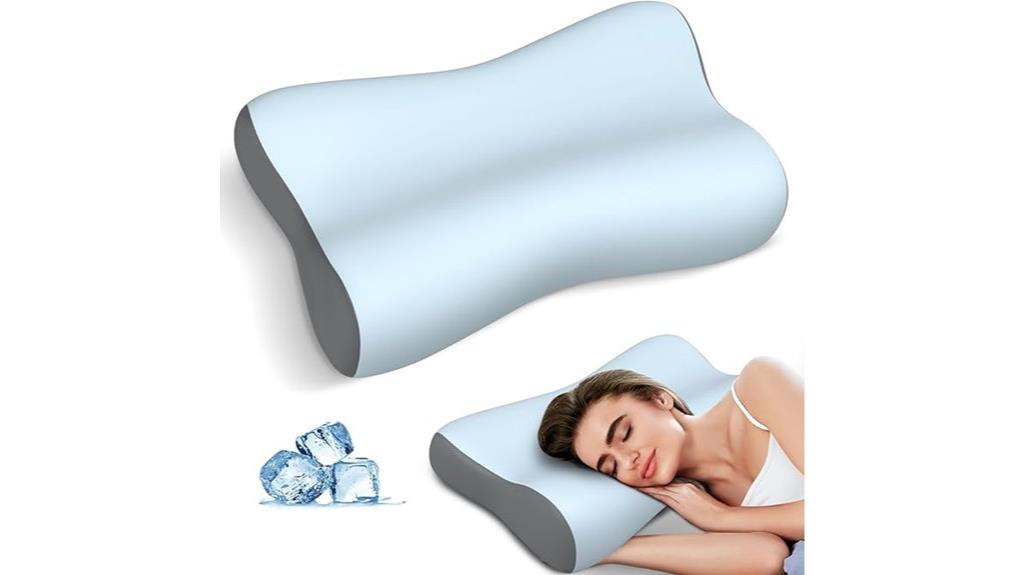 memory foam cooling pillow