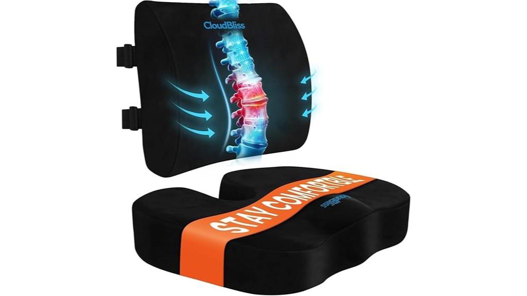 memory foam lumbar cushion