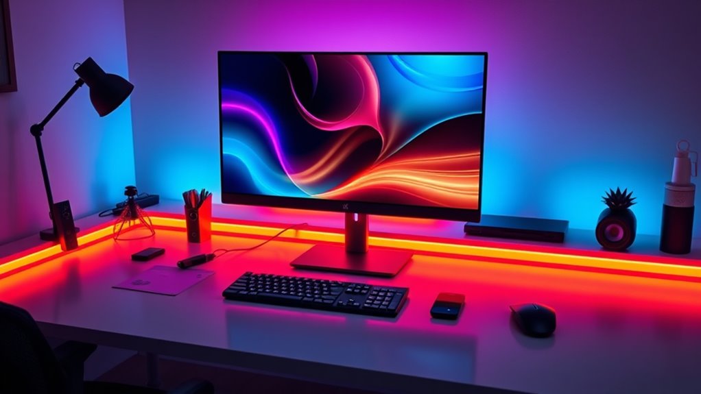 monitor light bar features