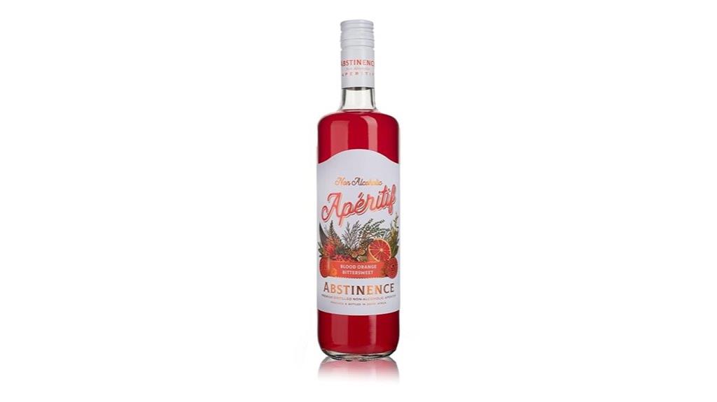 non alcoholic orange aperitif