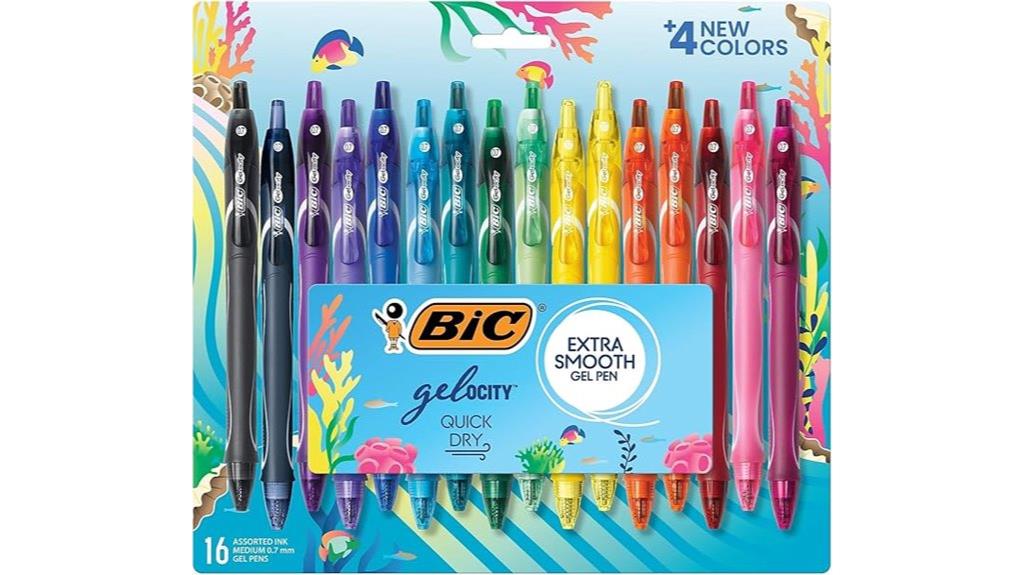 ocean themed quick dry gel pens