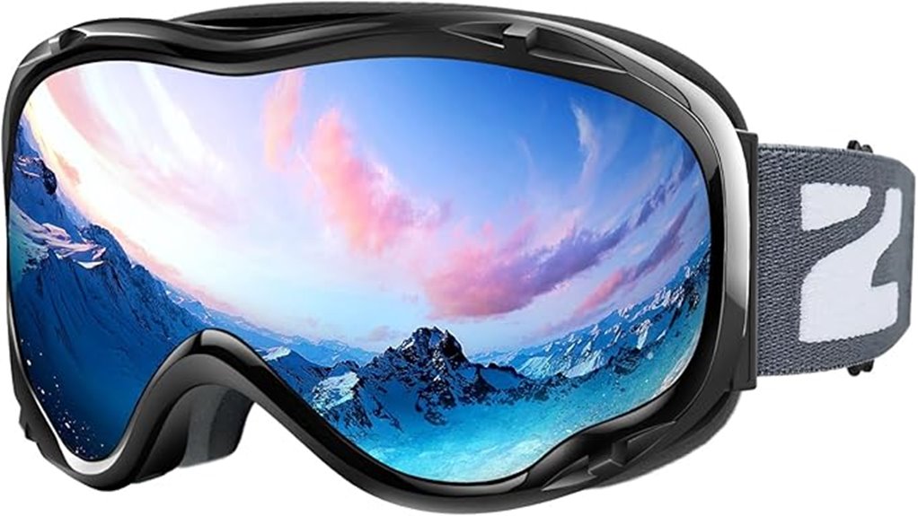 otg anti fog ski goggles
