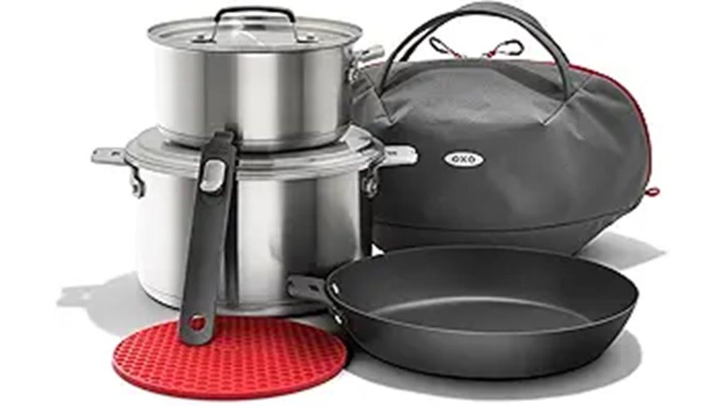 outdoor camping cookware set