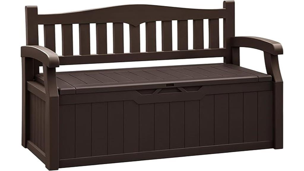 outdoor indoor storage bench