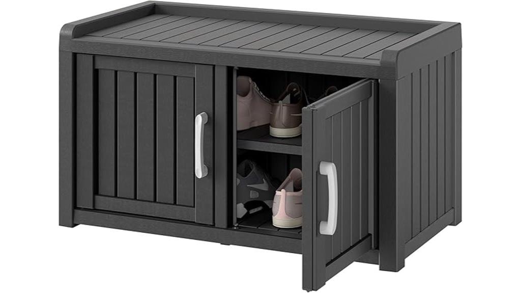 outdoor shoe storage cabinet