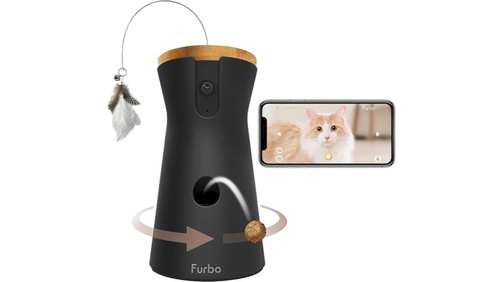 pet camera with treat dispenser