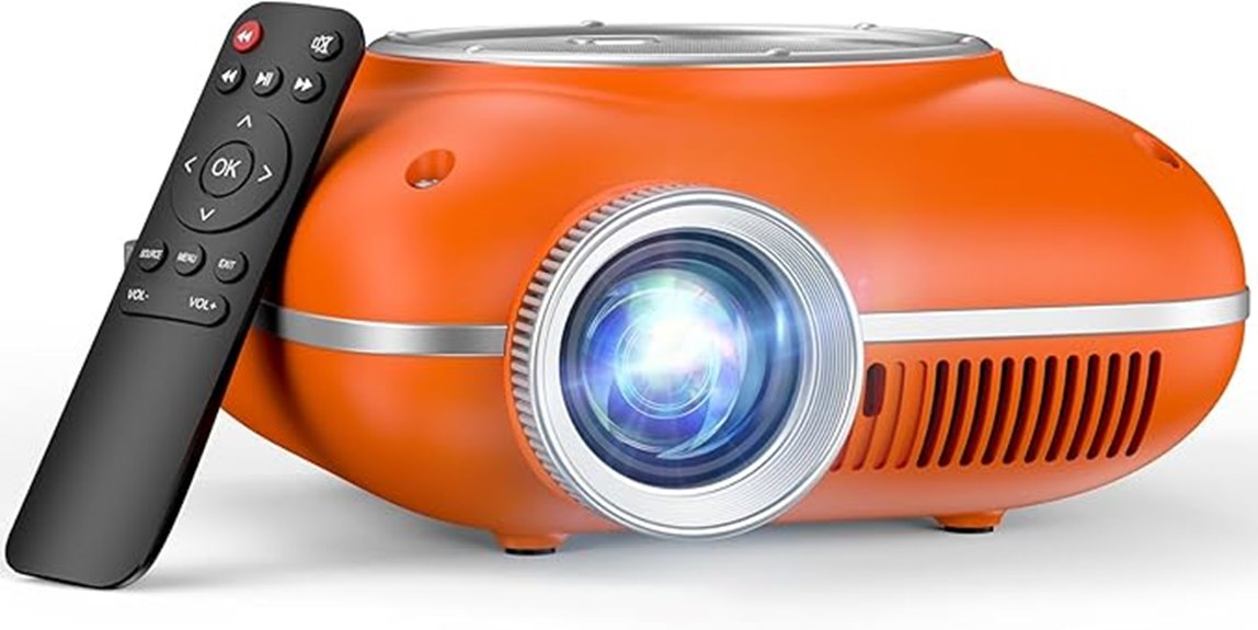 portable bluetooth 1080p projector