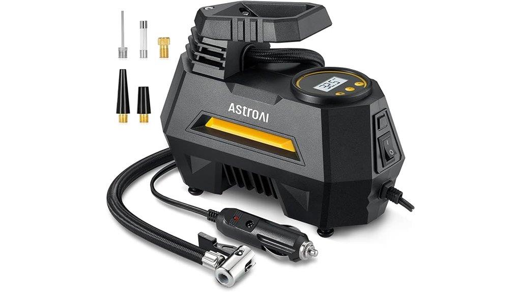 portable digital tire inflator