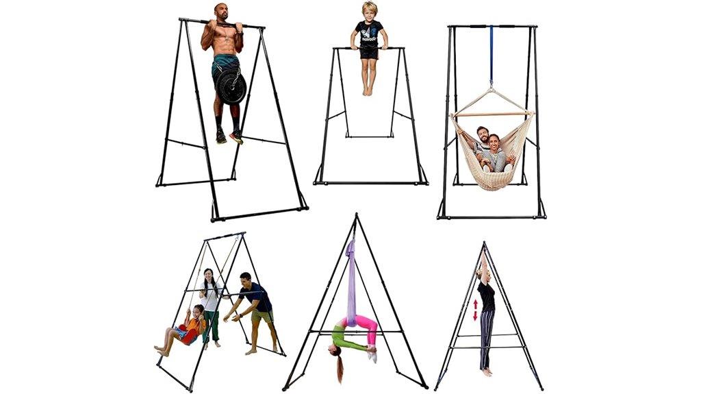 portable fitness equipment stand