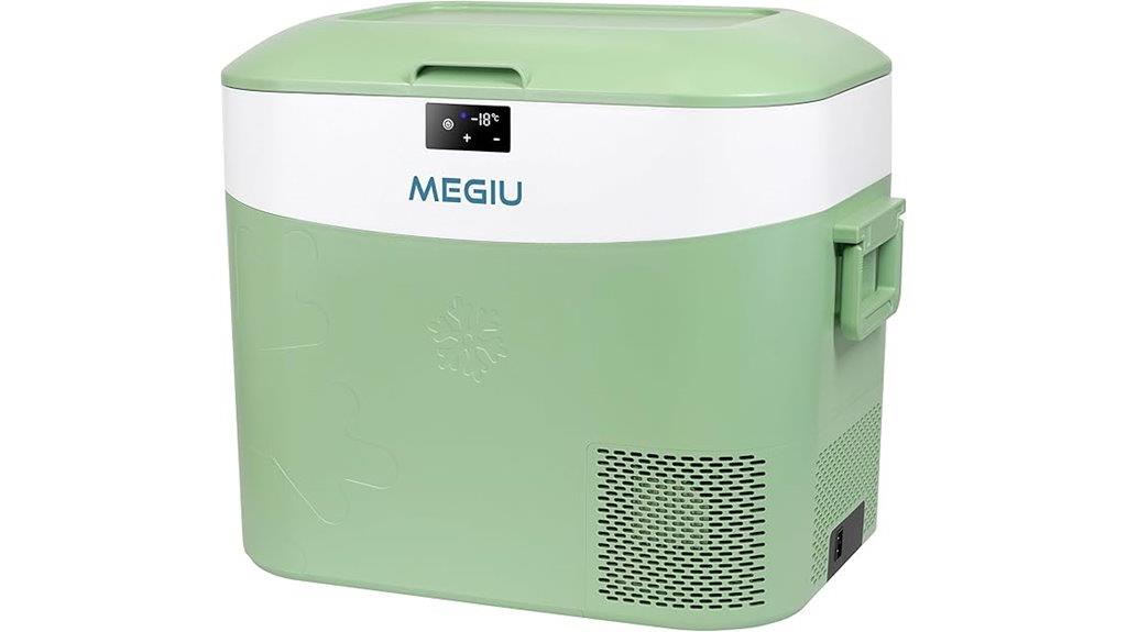 portable green car refrigerator