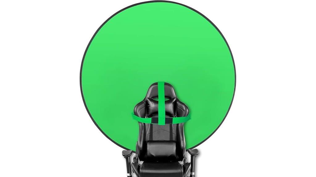 portable green screen chair
