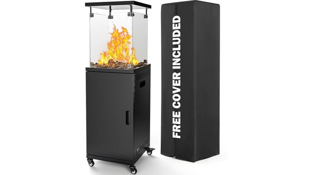 powerful propane outdoor heater