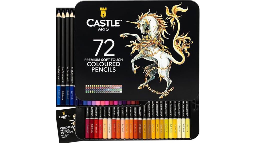 premium 72 colored pencils