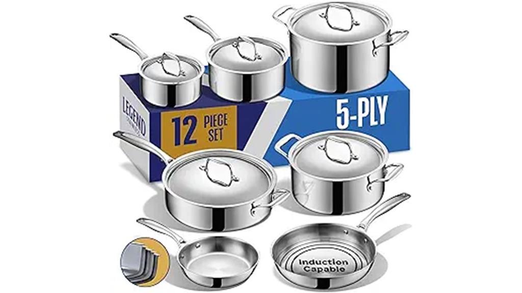 premium stainless steel cookware