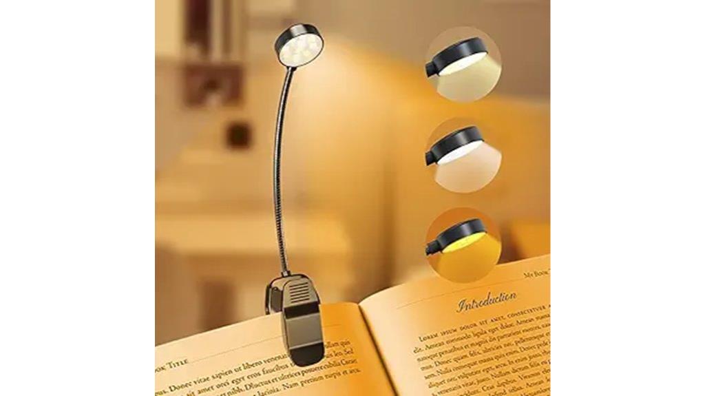 rechargeable bedside reading light