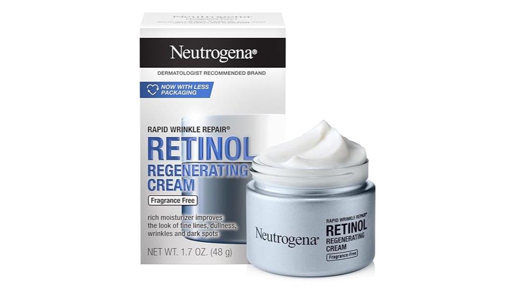 retinol facial wrinkle moisturizer