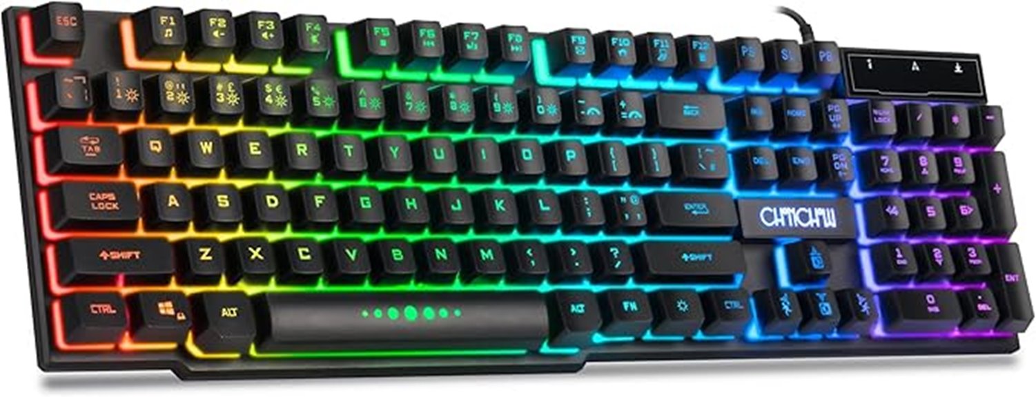 rgb wired gaming keyboard