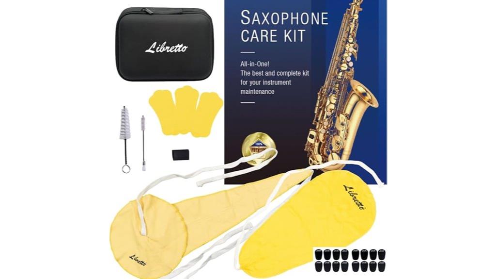 saxophone cleaning kit storage