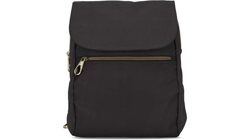 secure slim backpack