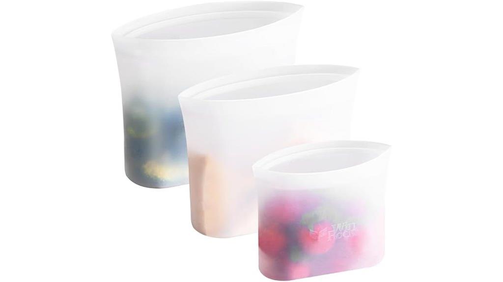 silicone food storage set