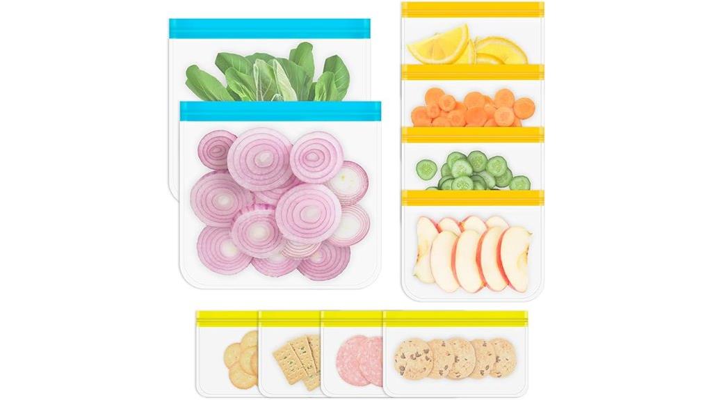 silicone snack storage set