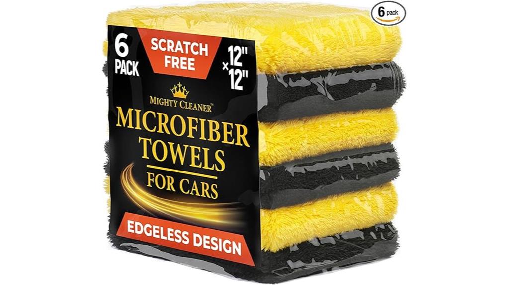 six pack microfiber towels