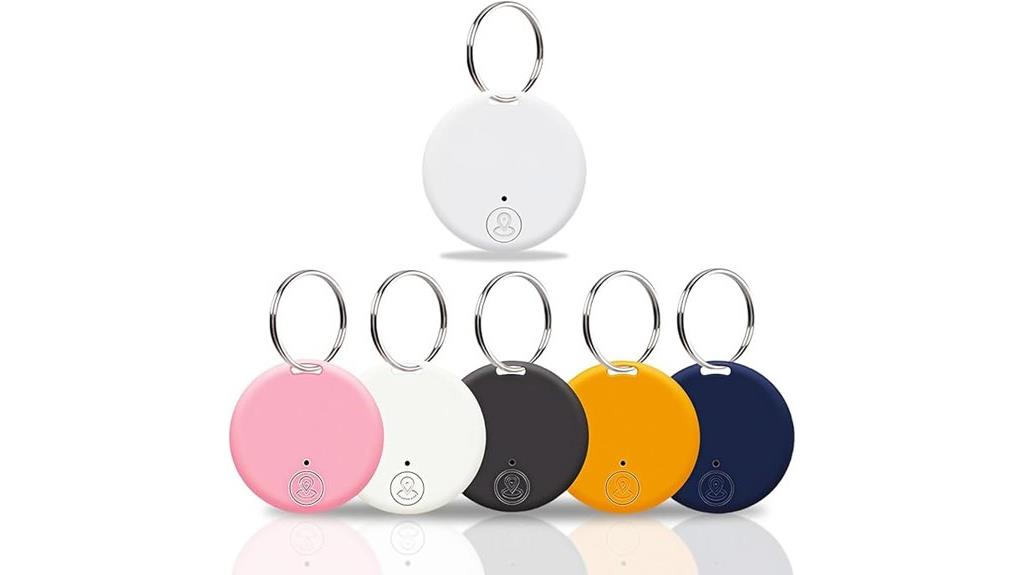 six piece bluetooth tracking set