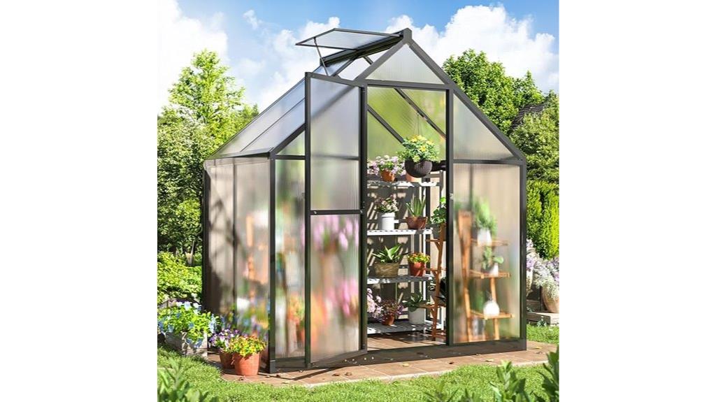 small 4x6 ft greenhouse
