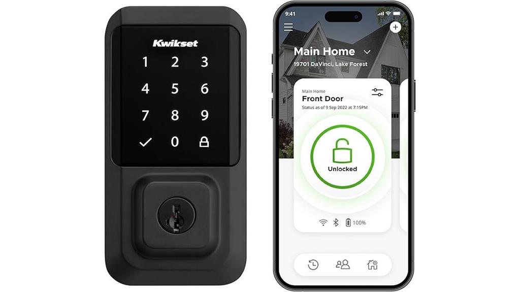 smart lock with touchscreen