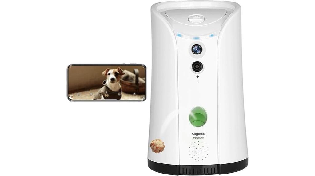 smart pet camera dispenser