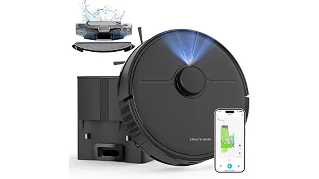 smart self empty robot vacuum