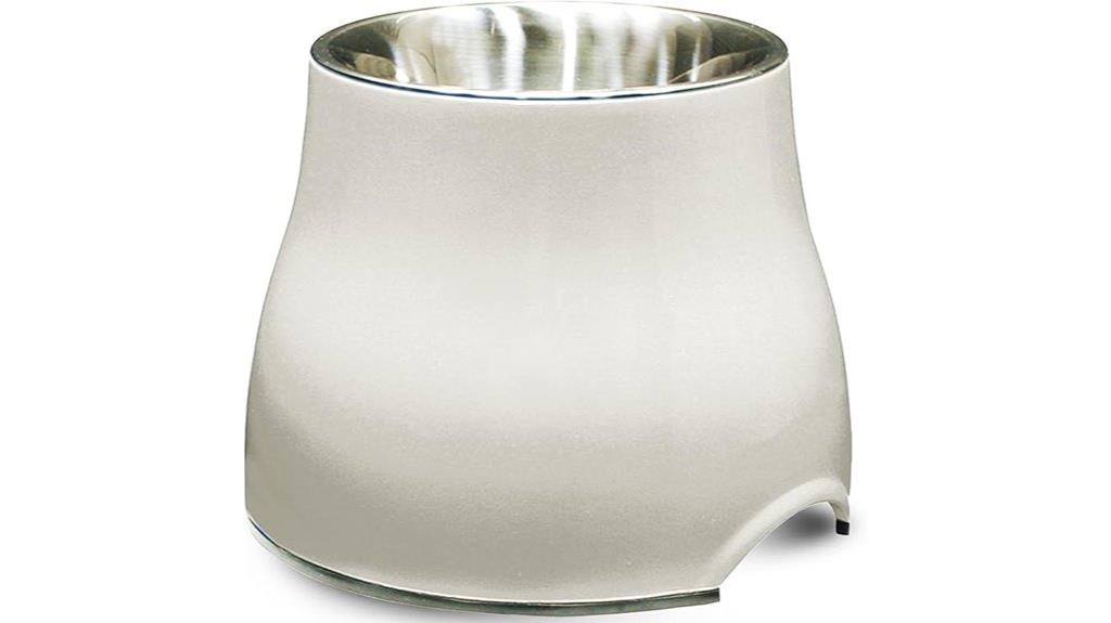stainless steel elevated dog bowl