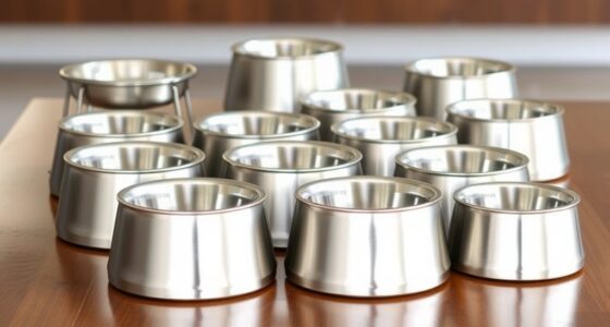 stylish elevated dog bowls