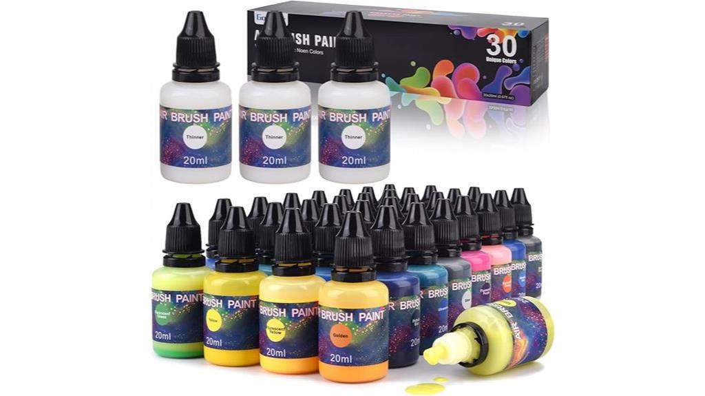 thirty colors three thinners