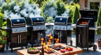 top charcoal grill smoker combos