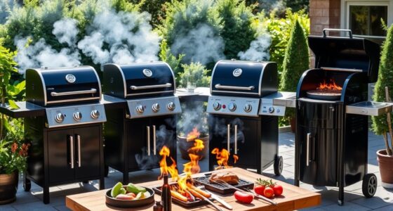 top charcoal grill smoker combos