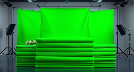 top collapsible green screens