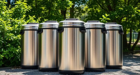 top dual chamber compost tumblers