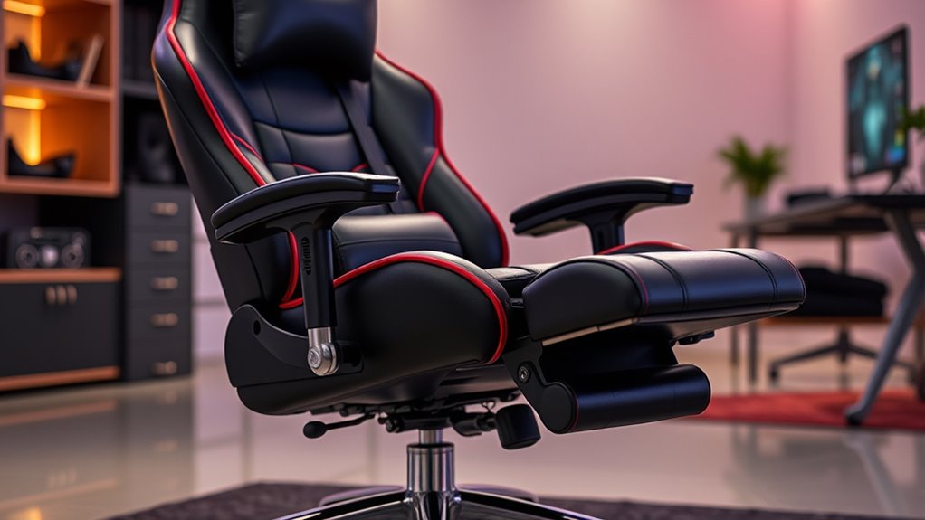 top gaming chair footrests