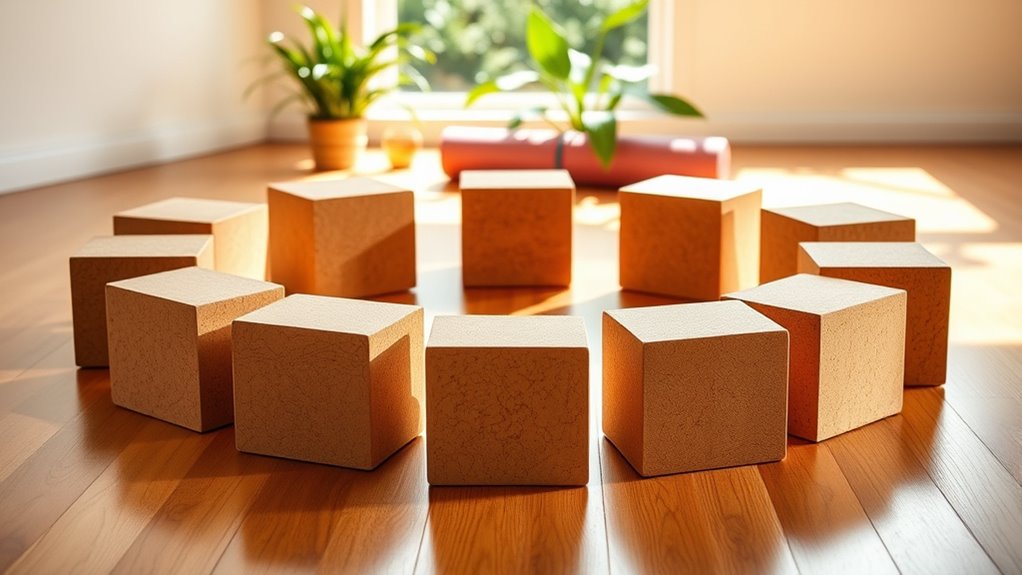 top sustainable cork yoga blocks