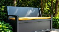 top waterproof storage benches